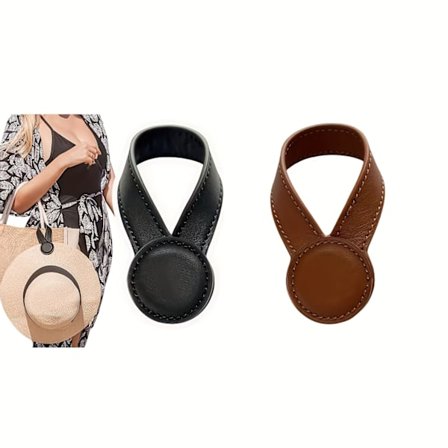 1/2 stk. Vægmonteret Hatteholder - Sikker Holdbar Bærbar Håndfri Hatteorganisator til Rejser, Kaffe & Sort, Elegant Mini [DB]