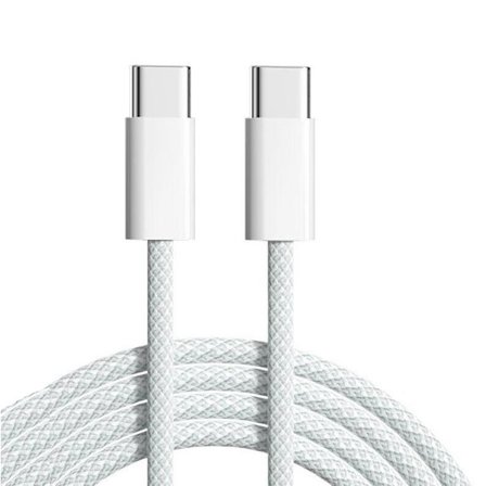 Sopii iPhone 15/16 -sarjan datakaapelille - kaksois-Type-C pikalataus punottu latauskaapeli