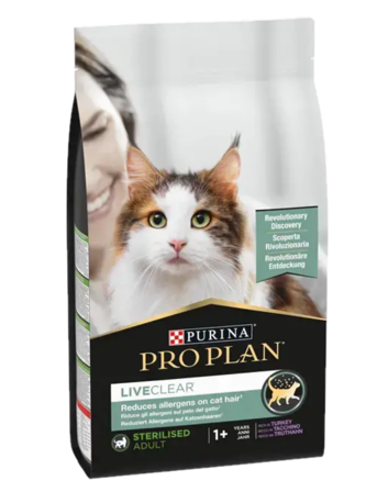 Purina Pro Plan - Cat Liveclear Sterilisert kalkun 2,8 kg - Katt - Kattefôr & kattemat - Tørrfôr for katt - ZOO.no