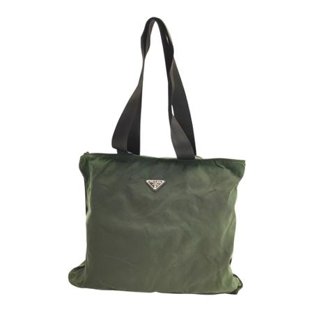 Prada Vintage, Pre-owned Shopper Groen, Dames, Maat:ONE Size