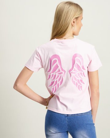 RYVLS Printed T-shirt Rosa T-Shirts Mädchen - Kids Brand Store