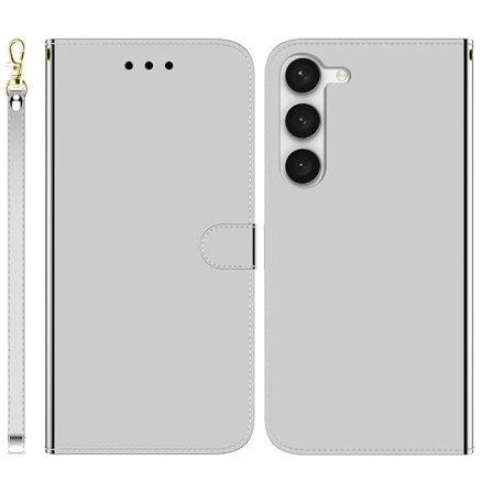 Mirror Samsung Galaxy S23 fodral - Silver/Grå