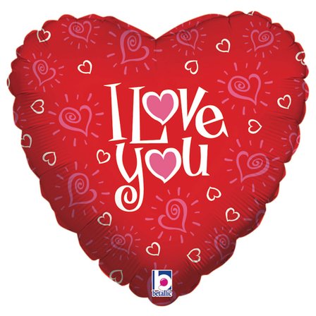 I Love You Folioilmapallo