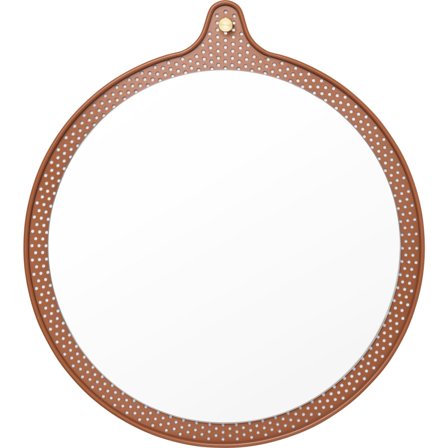 Tivoli Ticket Mirror Liten Ø 45 cm Caramel | Inredning > Prydnader & Dekorationer > Spegel | Bagaren och Kocken