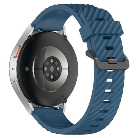KALEBOL 22 mm silikonarmband för Huawei Watch 4 / 4 Pro / GT 4 46 mm klockarmband med däckmönster - Mörkblå