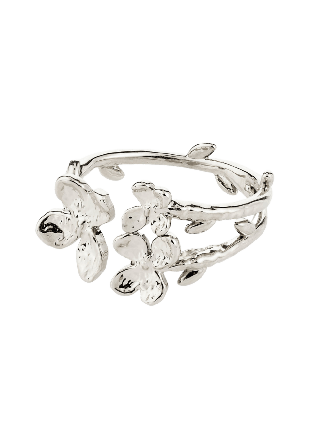 Pilgrim AJANI ring silver-plated Smycken & klockor Dam Silver ONESIZE