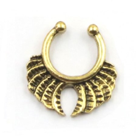 Näsa Ringar piercing falska Septum