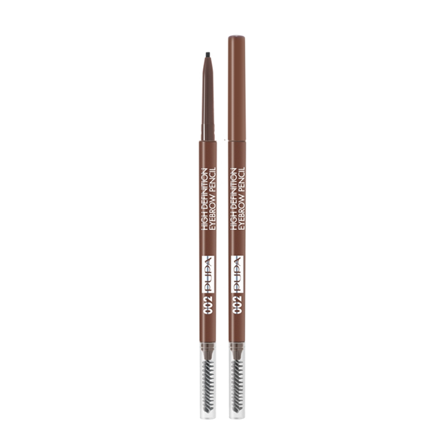 Pupa High Definition Eyebrow Pencil 002 brown - Matita sopracciglia