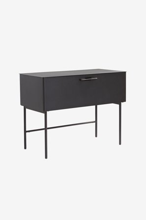 Jotex - Kommode 35x70 Cm Stål Black mdf / metall VERNON - Kjøp Entrémøbler hos Jotex