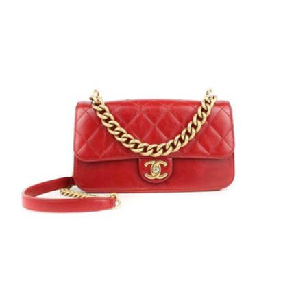 Chanel Vintage, Pre-owned Shoulder Bag Rood, Dames, Maat:ONE Size