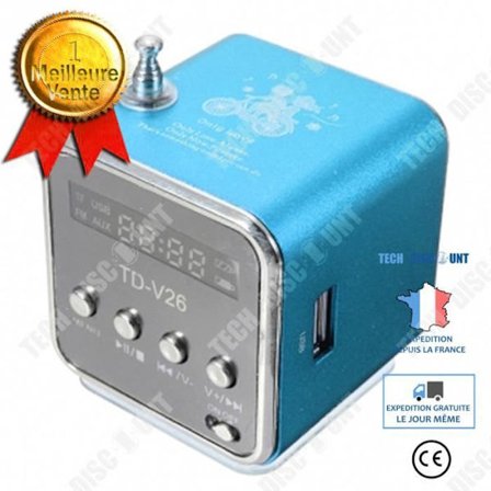 Bärbar Högtalare TD - MP3 Spelare - USB - Mono - 3W - Vit