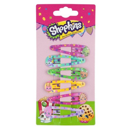 Shopkins hårspänne (6-pack) One Size Flerfärgad