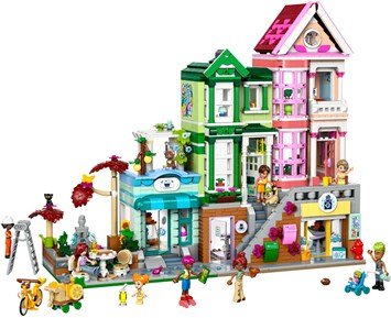 LEGO Friends Leiligheter og butikker i Heartlake City 42670 - LEGO Leiligheter og butikker i Heartlake City 42670