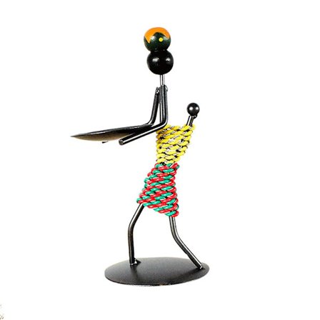 Metall Kreativ Retro Lysestake Spisebord Menneskelig Modellering