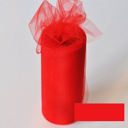 Organza Roll Tulle RÖD