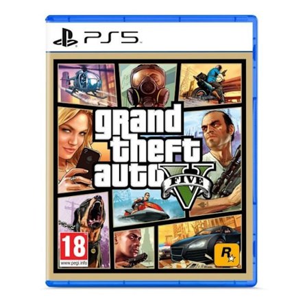Videospel - ROCKSTAR - Grand Theft Auto V - PS5 - Action - Blu-Ray - PEGI 18+