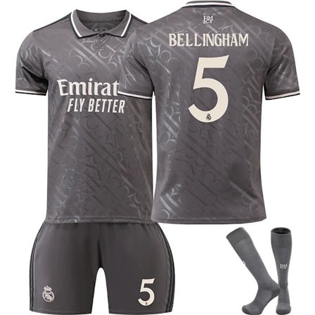 Real Madrid Udebanetrøje Børn 2024-2025 Nr. 5 Bellingham 26