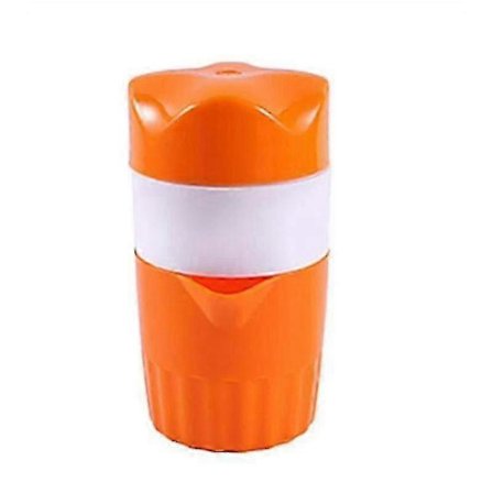 x Manuell Citruspress för Apelsiner Portabel med Roterande Lock och Rivjärn för Citron Lime Grapefrukt Kökstillbehör SZRH A-F[YJD]