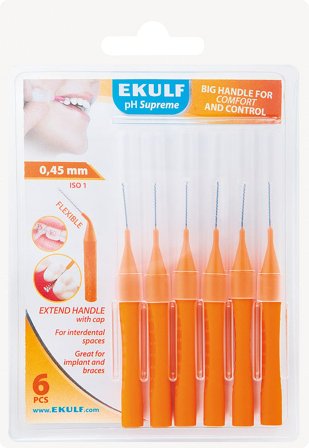 Ekulf Mellemrumsbørste 0,45 mm, Medicin & Pleje, Mund & Tandpleje, Tandstikker