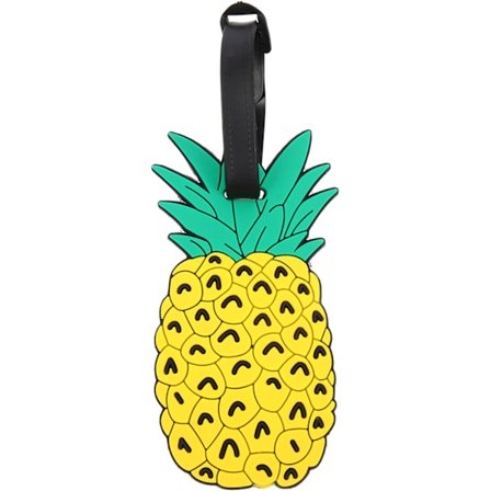 2 st Frukt Resväskor Etiketter Ananas ID Etiketter Tag Bagage Resväska Ryggsäck