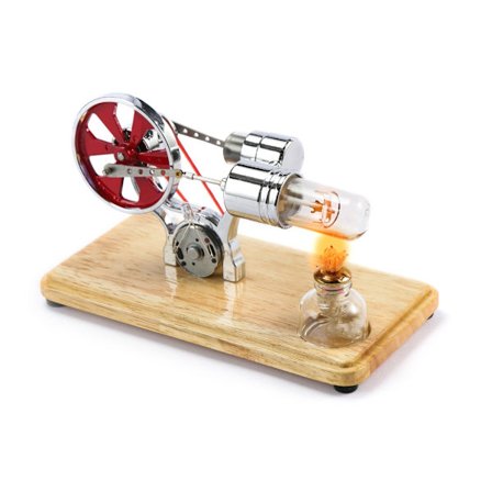 Lavtemperatur Stirlingmotor DIY Varme Undervisningsmodel Klasseundervisning Stirlingmotor Lav Friktion Skrivebordslegetøjsgaver
