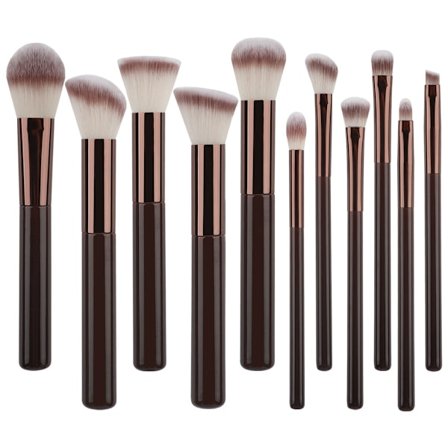 Technique PRO Chocolate Bronze Makeupborste Set - 11 makeupborste