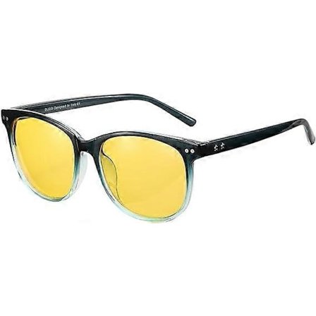 Mörkerkörningsglasögon Damer Herrar Gula Polariserade Linser Anti-Bländning UV-Skyddande Glasögon-Xin