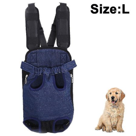 Ryggsekk for kjæledyr, Justerbar katte- og hundebærer foran