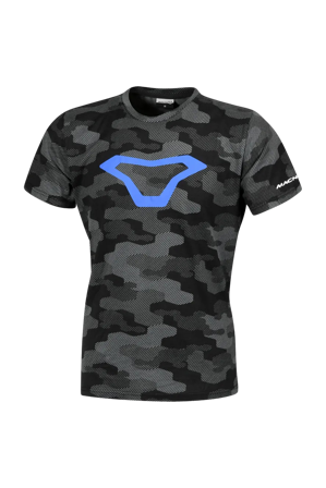 T-Shirt Macna Dazzle Wing 2.0 Schwarz/Grau/Blau S