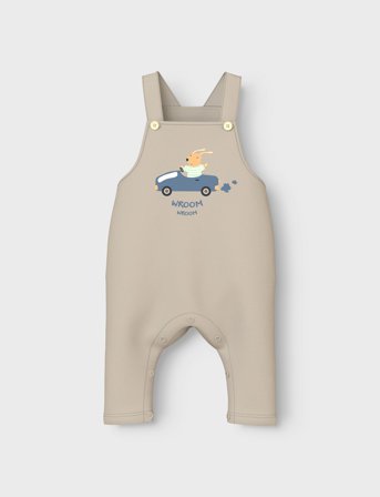 name it Nbmvonne Sweat Overall Box Bru - Beige - 62