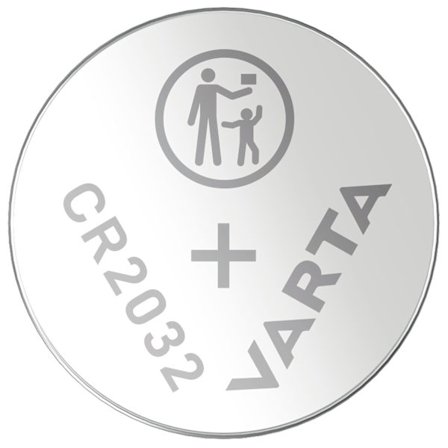 CR2032 3V Lithium Knappcellsbatteri 5-pack