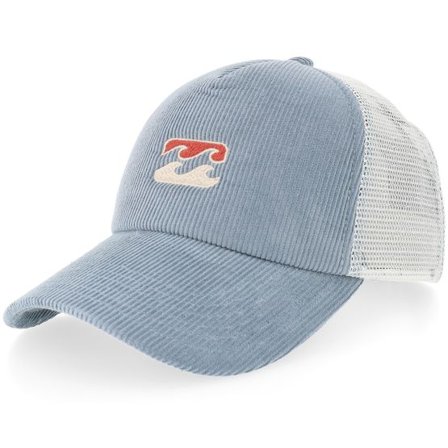 Billabong - Blå trucker Keps - Kids Corduroy Boy Washed Blue A-Frame Trucker @ Hatstore