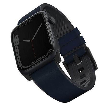 Uniq Straden Apple Watch Läder 42/44/45mm - Blå