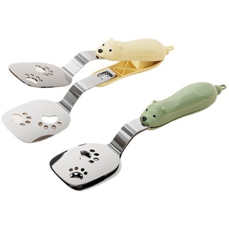 Stålspatel - Sæt med 2 - Køkkenredskaber til bagning og grillning - Kompatibel med alle mærker