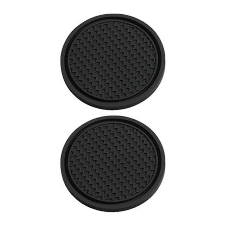 2kpl Liukumaton auton vesikuppipehmuste Timantti tekojalokivi kumimatto pullotelineen Coaster Auton sisätilojen luistamattomat kupinpidikkeet 7cm - 
