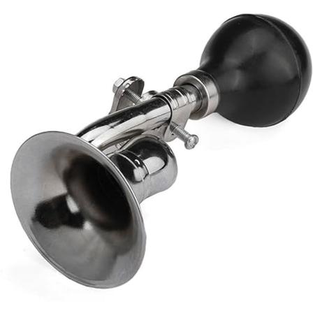 Signalklærhorn, retro klovneklærhorn, barnesykkelhorn, klassisk retrometall
