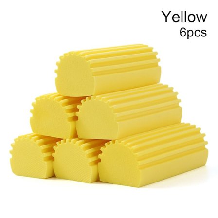 Magiska dammrengöringssvampar Fuktig ren dammsvamp GUL 6 - on stock
