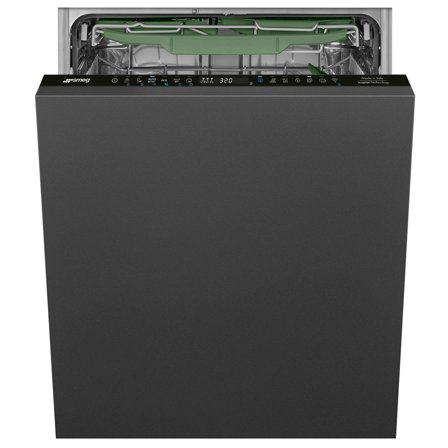 Smeg STL7324BLW integreret opvaskemaskine 60 cm - Sort | KitchenOne