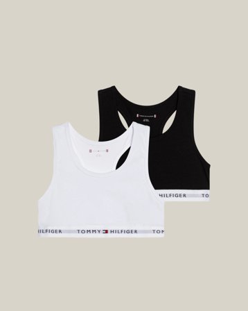 Tommy Hilfiger 2 PK BRALETTE Różowy Bielizna Dziewczyna - Kids Brand Store