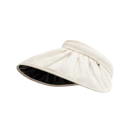 Sommarhatt för kvinnor solskydd anti-ultraviolett tom topp svart plastskal hatt med stor brätte solskydd ansikte utomhus cykelhatt