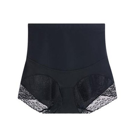 Talje Shapewear Højtaljet Undertøj SORT 2XL