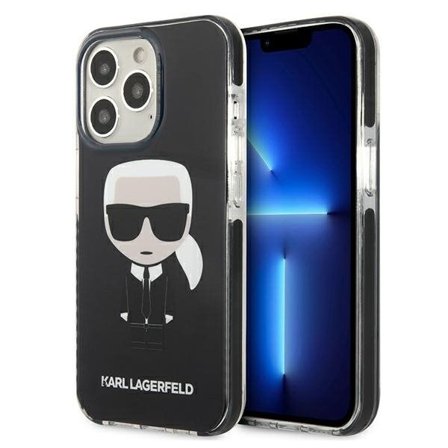 Karl Lagerfeld Iconik Karl-etui for iPhone 13 Pro / iPhone 13 - Svart
