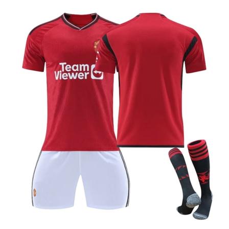 23/24 Manchester United hemmatröjor Pojke Barn Fotbollssatser Fotbollsträningsdräkt 23/24 manchester-united home #blank #24 (8-9 years)