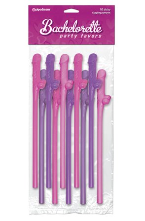 Kjøp Pipedream Bachelorette Party Favors Dicky Sipping Straws Pin - Snopp | God pris