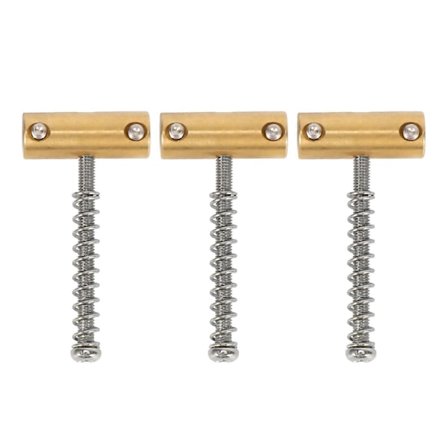 Gitarr Kompenserade Bryggor Mässing Sadel Set 10.8mm Stil Brygga Sadel för TL Stil 6 Strängar Elektrisk