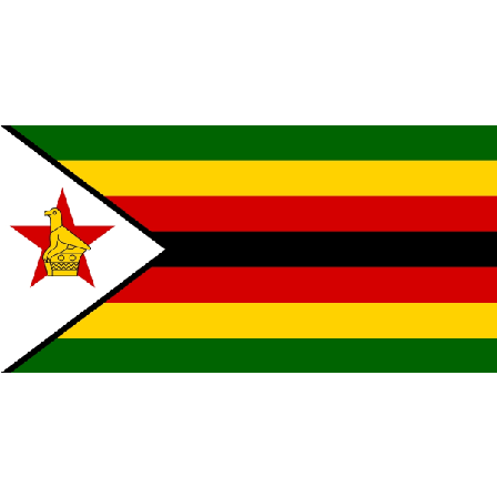Zimbabwe flagga Zimbabwe