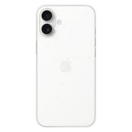 Silikonskal - Kompatibel med Apple iPhone 16 Plus - design med stjärnlinjer