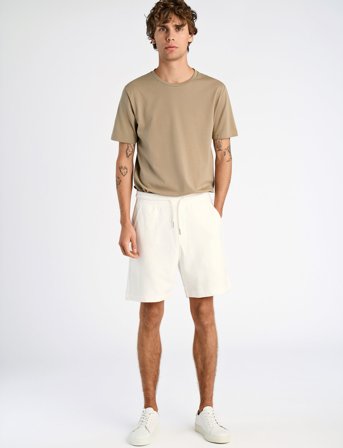 Lindbergh Jersey Drawstring Shorts - Cream - L