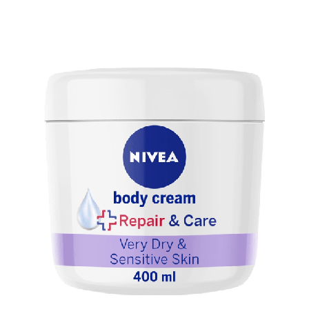 NIVEA Hudkräm Repair & Care Bodylotion kroppsoljor Dam 400 ML