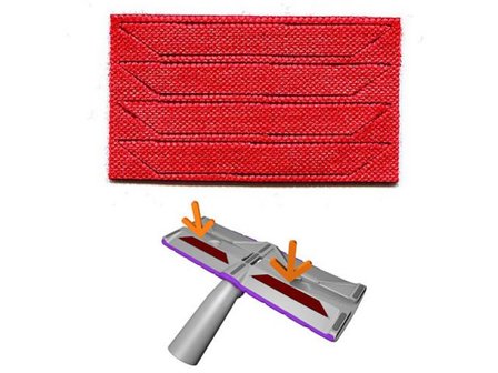 Glidremsor TWINNER trådplock röd - Lyreco - Städ och hygien - Dammsugare - Dammsugartillbehör